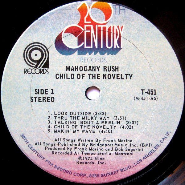 Mahogany Rush : Child Of The Novelty (LP, Album, Pit)