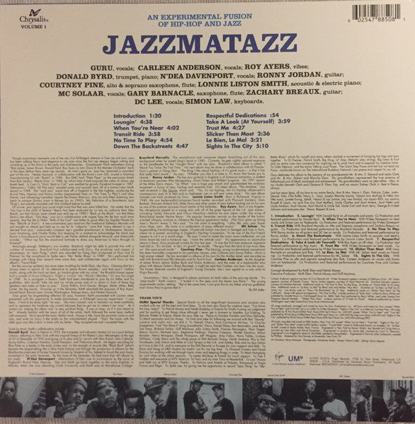 Guru : Jazzmatazz (Volume 1) (LP,Album,Reissue)