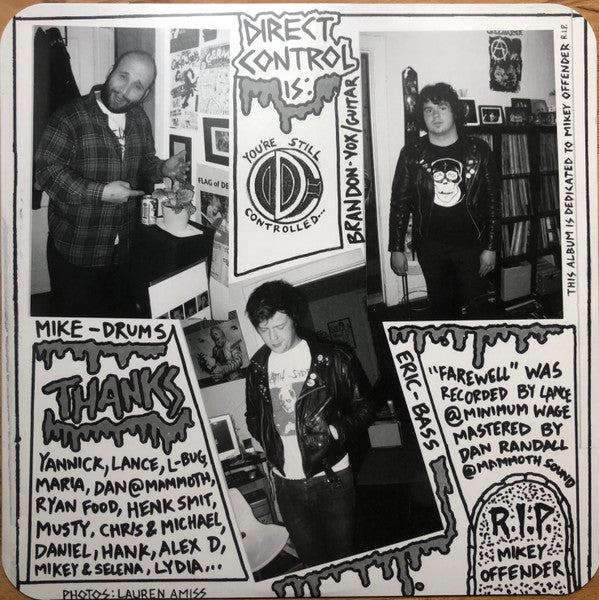 Direct Control : Farewell (12", Album)