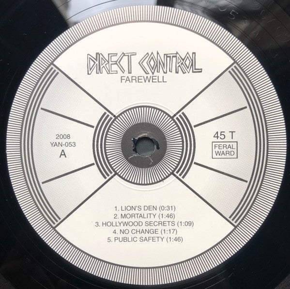 Direct Control : Farewell (12", Album)