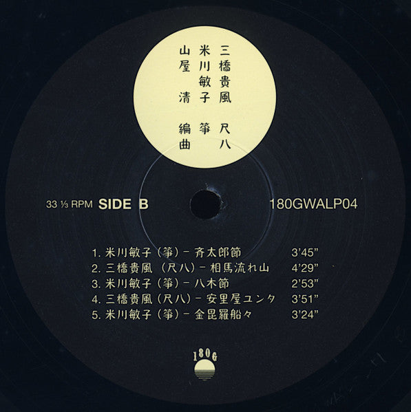 Kiyoshi Yamaya = Kiyoshi Yamaya, Toshiko Yonekawa = Toshiko Yonekawa, Kifu Mitsuhashi = Kifu Mitsuhashi : Wamono Groove: Shakuhachi & Koto Jazz Funk '76 (LP,Compilation,Stereo)