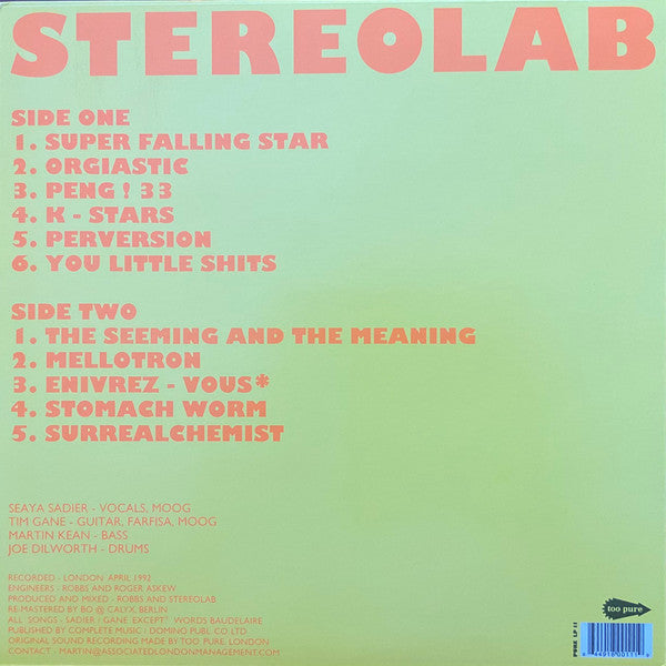 Stereolab : Peng! (LP,Album,Reissue)