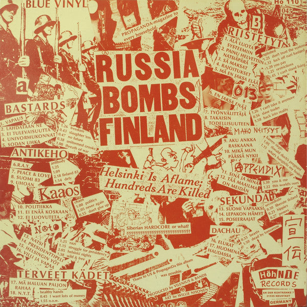 Various : Propaganda - Russia Bombs Finland (LP,Album,Sampler,Reissue)