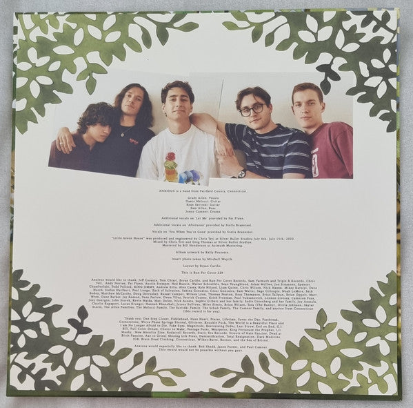 Anxious (9) : Little Green House (LP, Album, Blu)