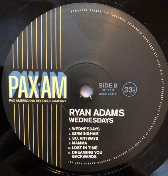 Ryan Adams : Wednesdays (LP,Album)