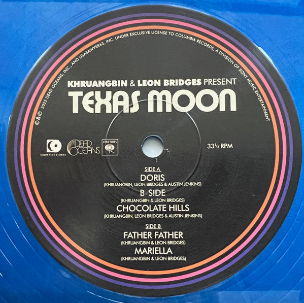 Khruangbin & Leon Bridges : Texas Moon (12",33 ⅓ RPM,EP,Limited Edition)