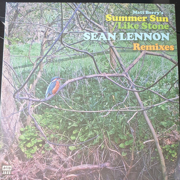 Matt Berry (3) : Summer Sun / Like Stone (Sean Lennon Remixes) (12",45 RPM,Single,Limited Edition)