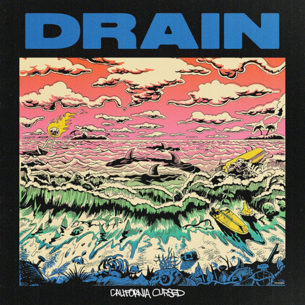 Drain (17) : California Cursed (LP,45 RPM,Album,Repress)