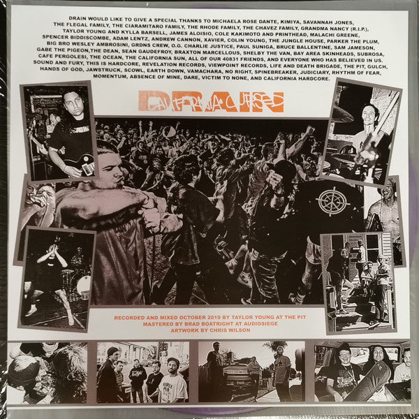 Drain (17) : California Cursed (LP,45 RPM,Album,Repress)