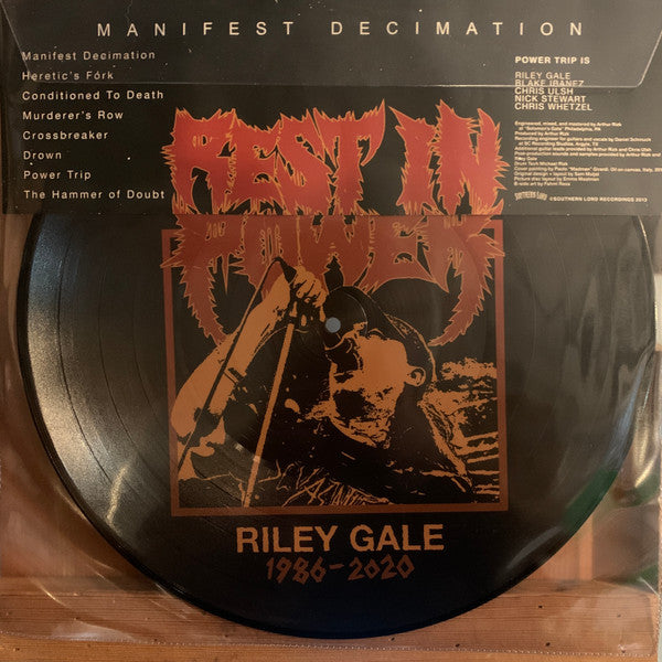 Power Trip (3) : Manifest Decimation (LP,Limited Edition,Repress,Stereo)