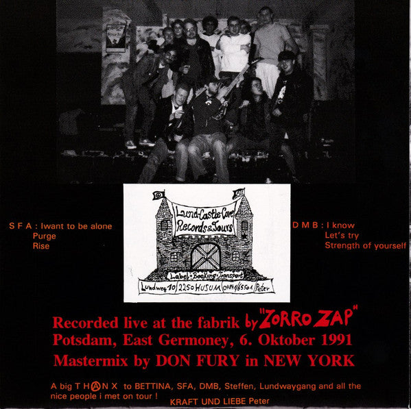 SFA / DMB (2) : Live In Europe 91 (7")