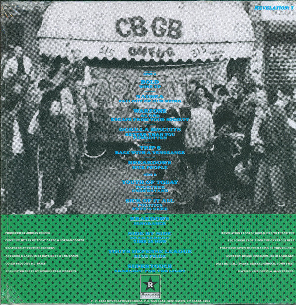 Various : New York City Hardcore: The Way It Is (LP,Compilation,Repress)