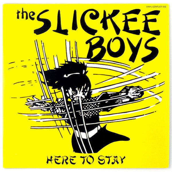 The Slickee Boys : Here To Stay / Porcelain Butter Kitten (7", Single, RE, RM, Yel)