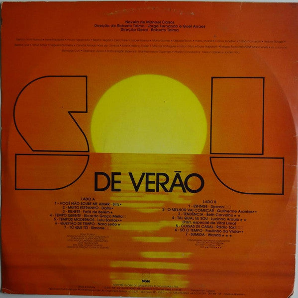Various : Sol De Verão (Nacional) (LP,Compilation)