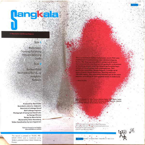 E. Koestyara And Gapura : Sangkala (LP,Album)