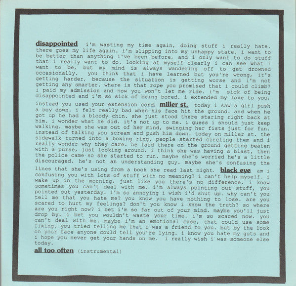 Discount (2) : All Too Often (7")