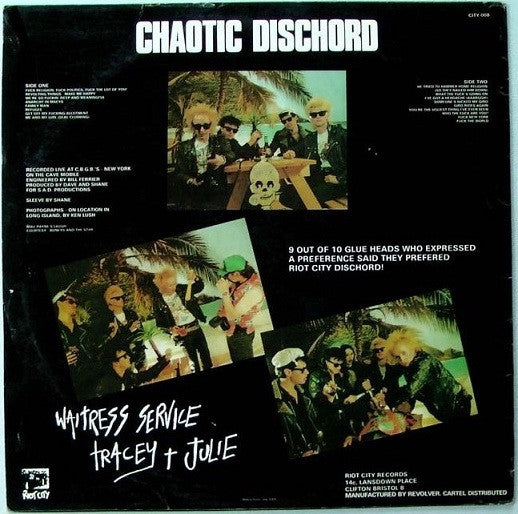 Chaotic Dischord : Live In New York (LP,Album)