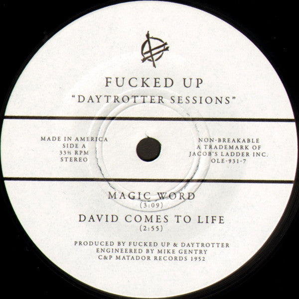 Fucked Up : Daytrotter (7", RSD, Ltd)