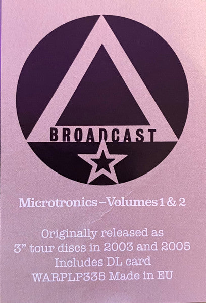 Broadcast : Microtronics - Volumes 1 & 2 (LP,Compilation)