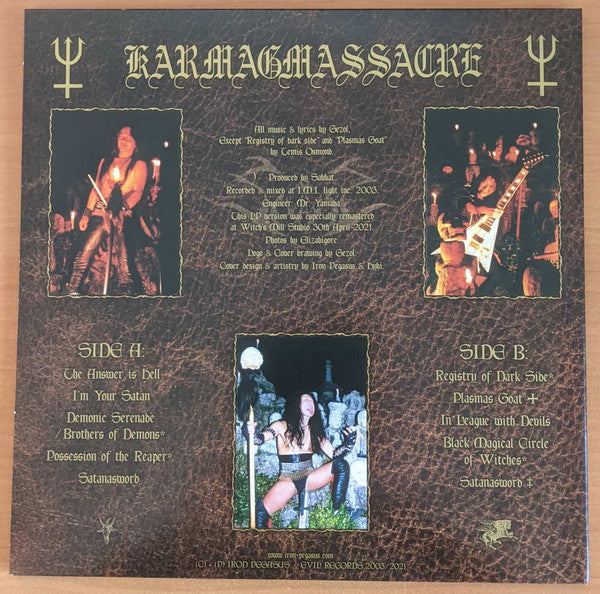 Sabbat : Karmagmassacre (LP,Album,Limited Edition,Reissue,Remastered)