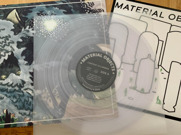 Material Objects : Content Vs Carrier (12", EP, Cle)