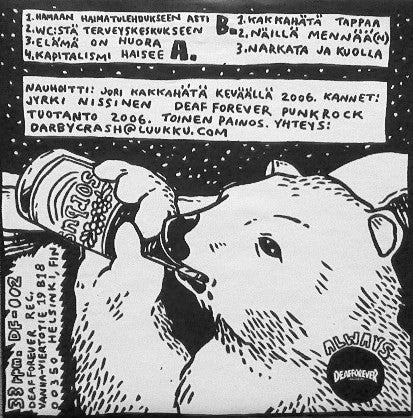 Kakka-Hätä 77 : Kakkahätä Tappaa (7", EP, RP)