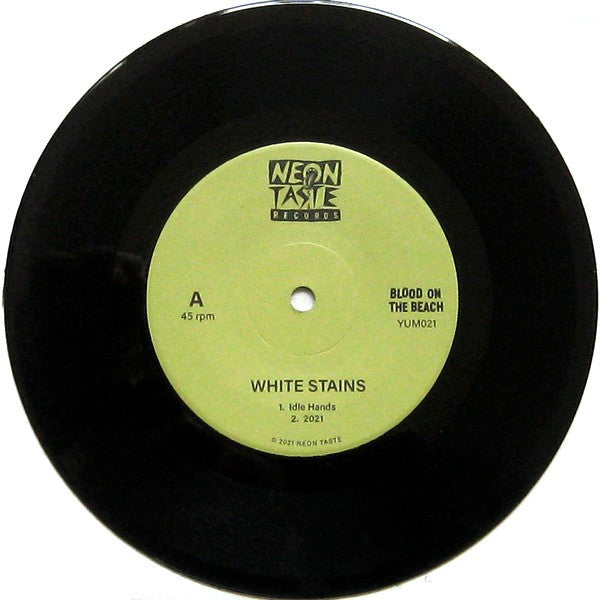 White Stains (5) : Blood On The Beach  (7")