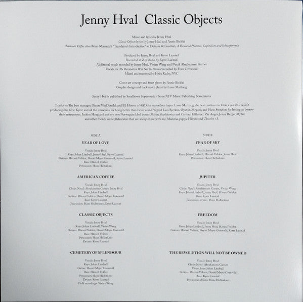 Jenny Hval : Classic Objects (LP, Album, Club, Ltd, Num, Tan)
