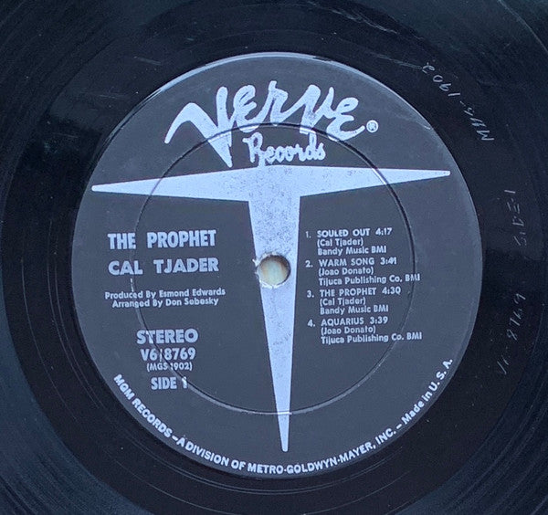 Cal Tjader : The Prophet (LP,Album,Stereo)