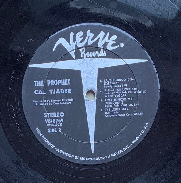 Cal Tjader : The Prophet (LP,Album,Stereo)