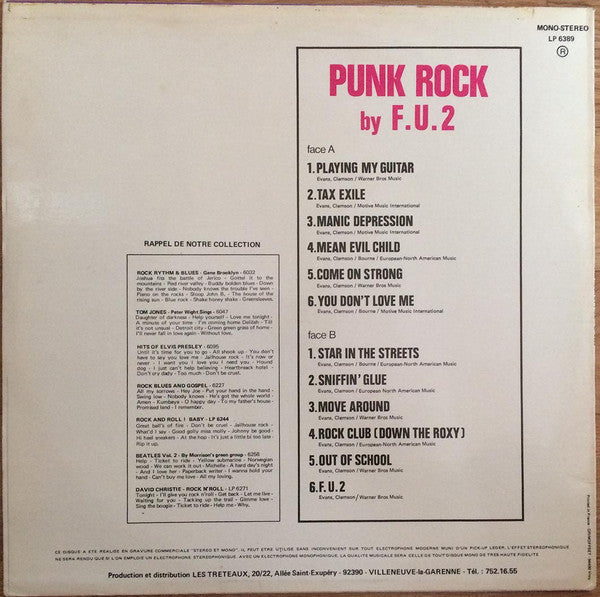 F.U.2 : Punk Rock (LP,Album)