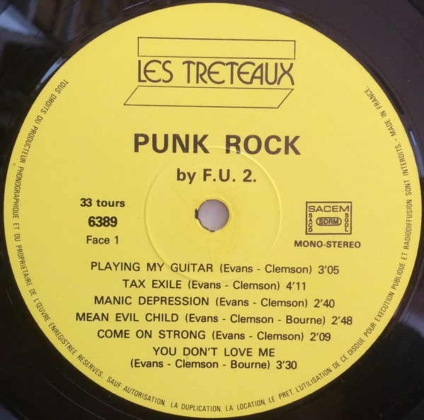 F.U.2 : Punk Rock (LP,Album)