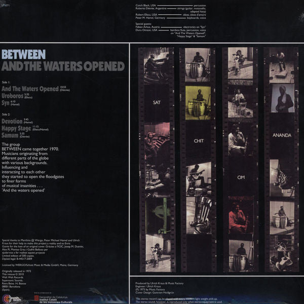 Between : And The Waters Opened (LP, Album, Ltd, RE)