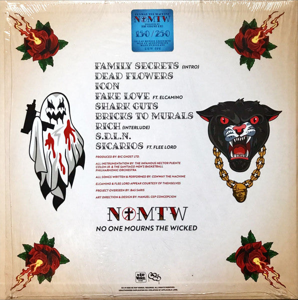 Conway The Machine x Big Ghost LTD : No One Mourns The Wicked (LP, Album, RSD, Ltd, Num, S/Edition, Blu)