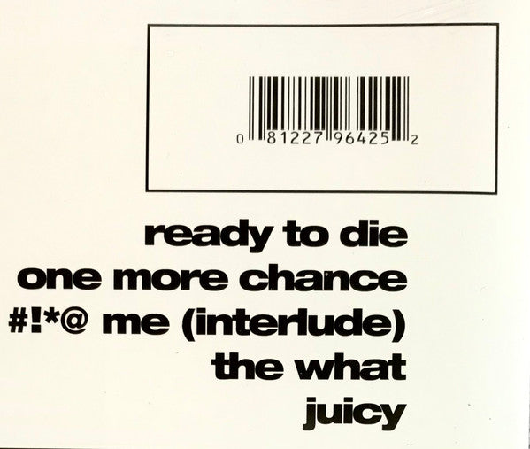 Notorious B.I.G. : Ready To Die (LP,Album,Reissue)