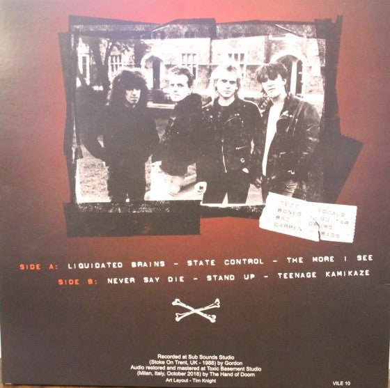 Broken Bones : Demo 1988  (12", MiniAlbum, RE, Aqu)