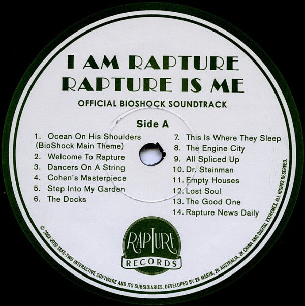 Garry Schyman : I Am Rapture Rapture Is Me (Official Bioshock® Score) / Sounds From The Lighthouse (Official Bioshock® 2 Score) (LP,Special Edition)