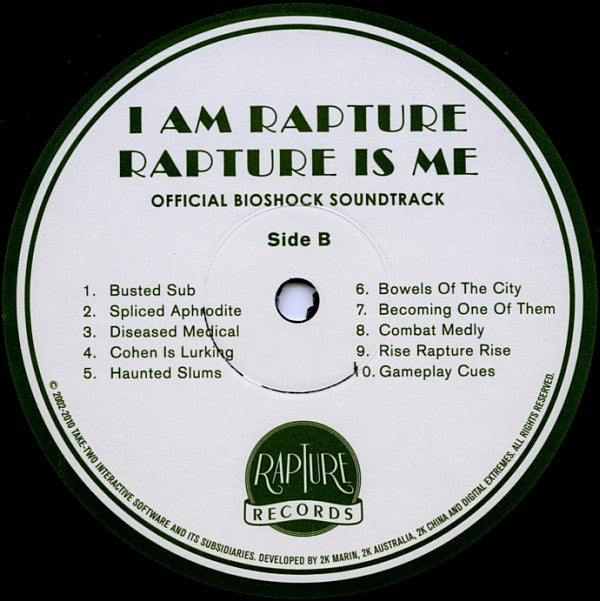 Garry Schyman : I Am Rapture Rapture Is Me (Official Bioshock® Score) / Sounds From The Lighthouse (Official Bioshock® 2 Score) (LP,Special Edition)