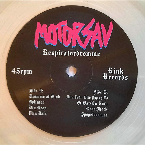 Motorsav : Respiratordrømme (12",45 RPM,Album,Limited Edition)