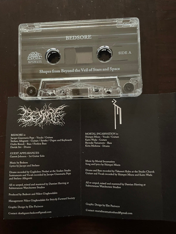 Bedsore / Mortal Incarnation : Bedsore / Mortal Incarnation (Cass, Album)