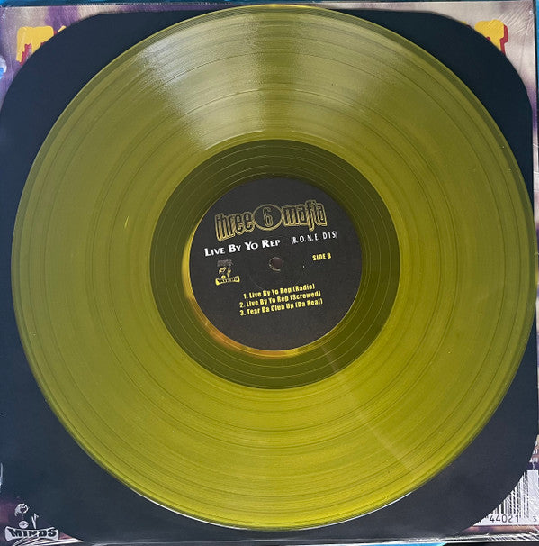 Three 6 Mafia : Live By Yo Rep (B.O.N.E. Dis) (12",EP,Limited Edition,Reissue,Special Edition)