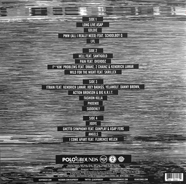 ASAP Rocky : Long.Live.A$AP  (LP,Album,Reissue)