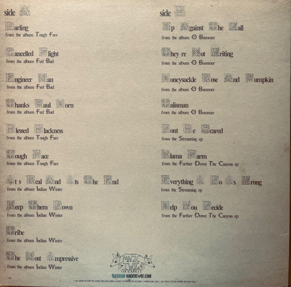 Young Sinclairs, The : The Songs Of The Young Sinclairs (LP,Compilation)