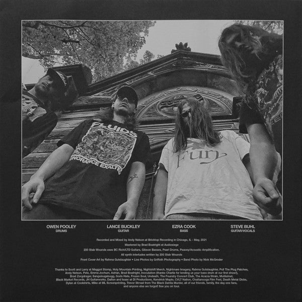 200 Stab Wounds : Slave To The Scalpel (LP,Album,Limited Edition,Stereo)