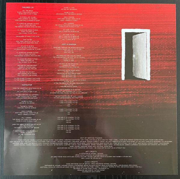 Out Of Service : The Ground Beneath Me (LP, Album, Ltd, Whi)