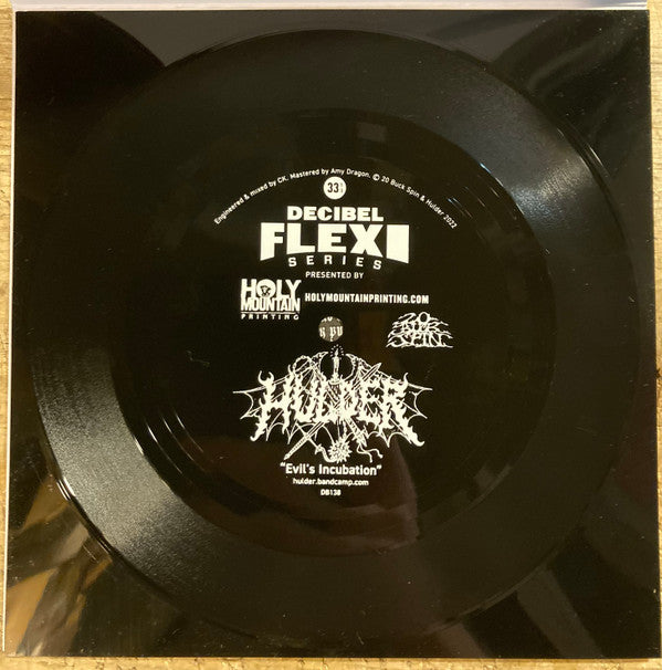 Hulder : Evil's Incubation (Flexi, 7", Shape, S/Sided, Single, Ltd, Num, Ban)