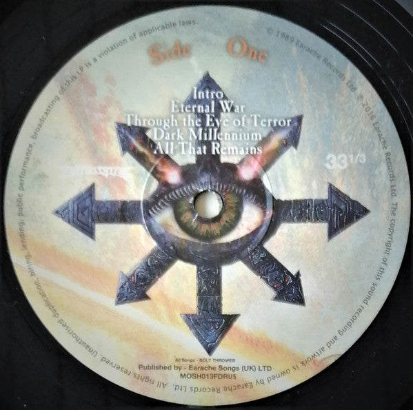 Bolt Thrower : Realm Of Chaos (LP,Album,Limited Edition,Reissue)