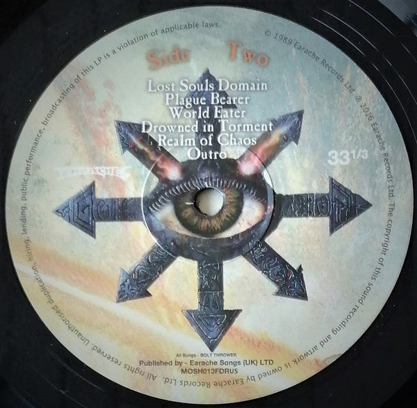 Bolt Thrower : Realm Of Chaos (LP,Album,Limited Edition,Reissue)