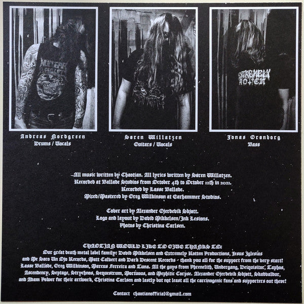 Chaotian : Effigies Of Obsolescence (LP,Album,Stereo)
