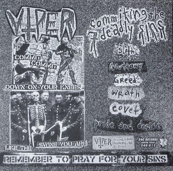 Viper (15) : Committing The Seven Deadly Sins (7")